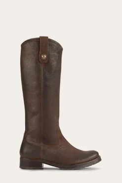Clearance Frye Melissa Double Sole Button Lug Tall