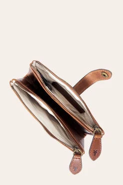 Clearance Frye Melissa Double Zip Wallet