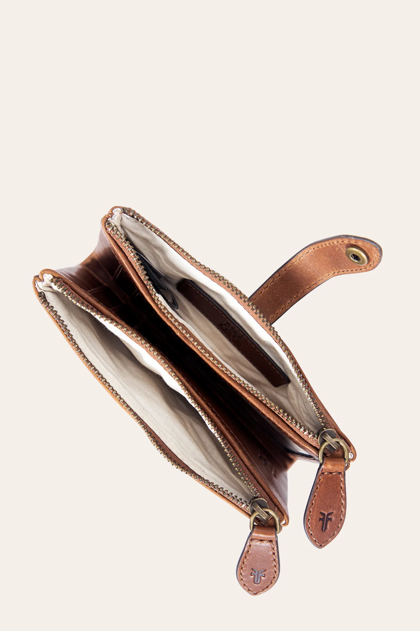 Clearance Frye Melissa Double Zip Wallet
