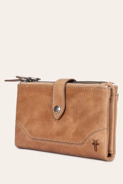 Clearance Frye Melissa Double Zip Wallet