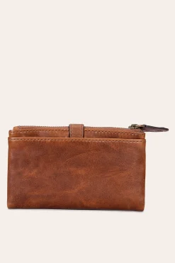 Clearance Frye Melissa Double Zip Wallet