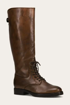 New Frye Melissa Lug Back Zip