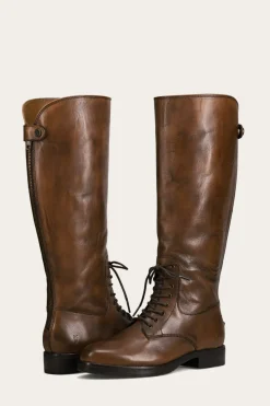 New Frye Melissa Lug Back Zip