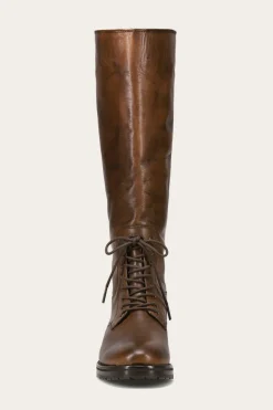 New Frye Melissa Lug Back Zip