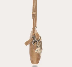 Best Frye Melissa Straw Crossbody Wristlet Beige