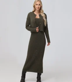 Frye Mixed Stitch Button Front Cardigan