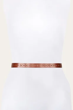 New Frye 25MM Beaded Perf Belt
