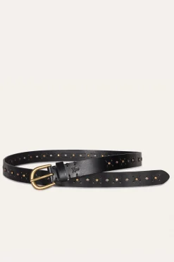 New Frye 25MM Beaded Perf Belt
