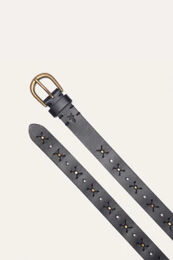 New Frye 25MM Beaded Perf Belt