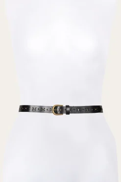 New Frye 25MM Beaded Perf Belt