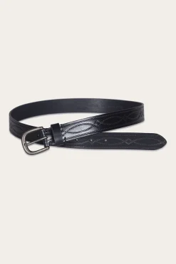 Outlet Frye 30mm Belt With Western Embossing