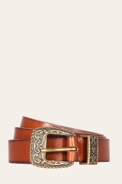 Discount Frye 25MM Logo Western Belt