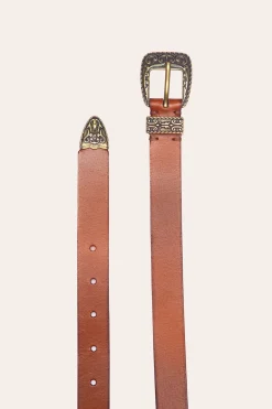 Discount Frye 25MM Logo Western Belt