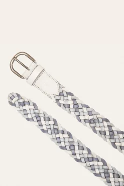 Frye 35MM Tonal Woven Leather Belt