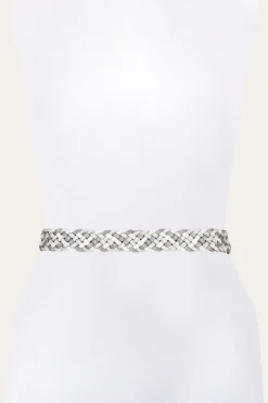 Frye 35MM Tonal Woven Leather Belt