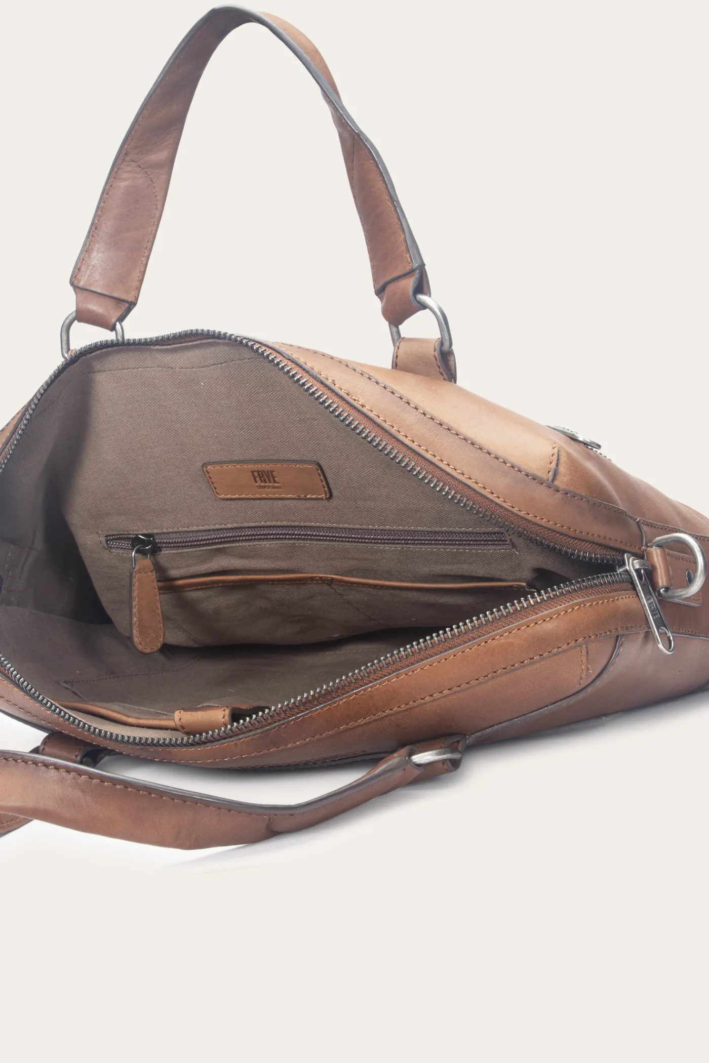 Discount Frye Nash Briefcase Cognac