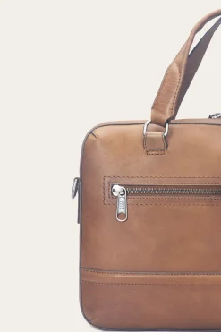 Discount Frye Nash Briefcase Cognac