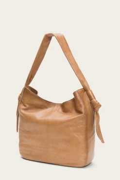 New Frye Nora Knotted Hobo Beige