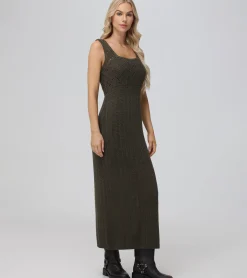 Discount Frye Open Stitch Maxi Sweater Dress