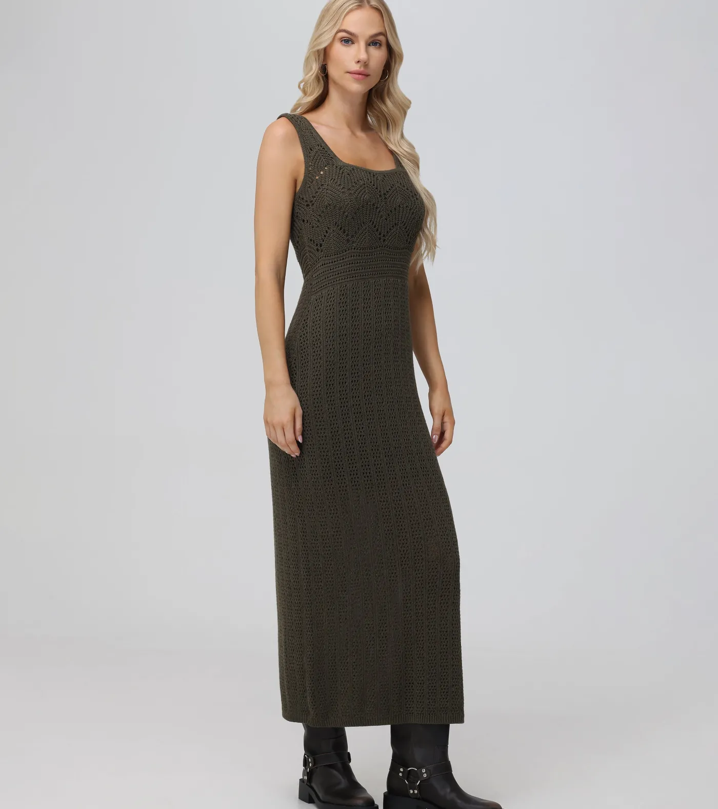 Discount Frye Open Stitch Maxi Sweater Dress