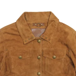 Online Frye Oxblood Fringed Jacket