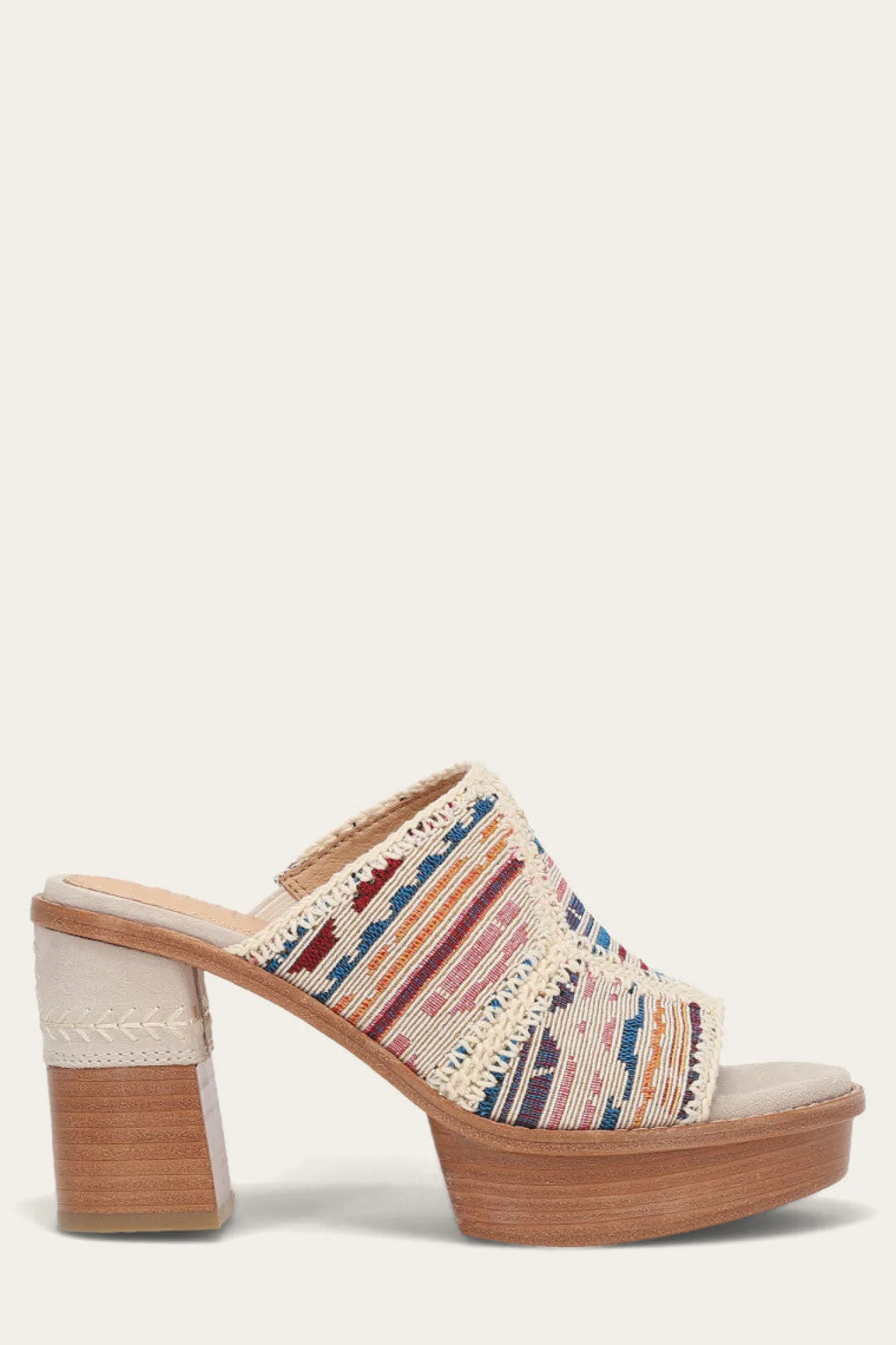 Clearance Frye Pipa Crochet Platform Sandal