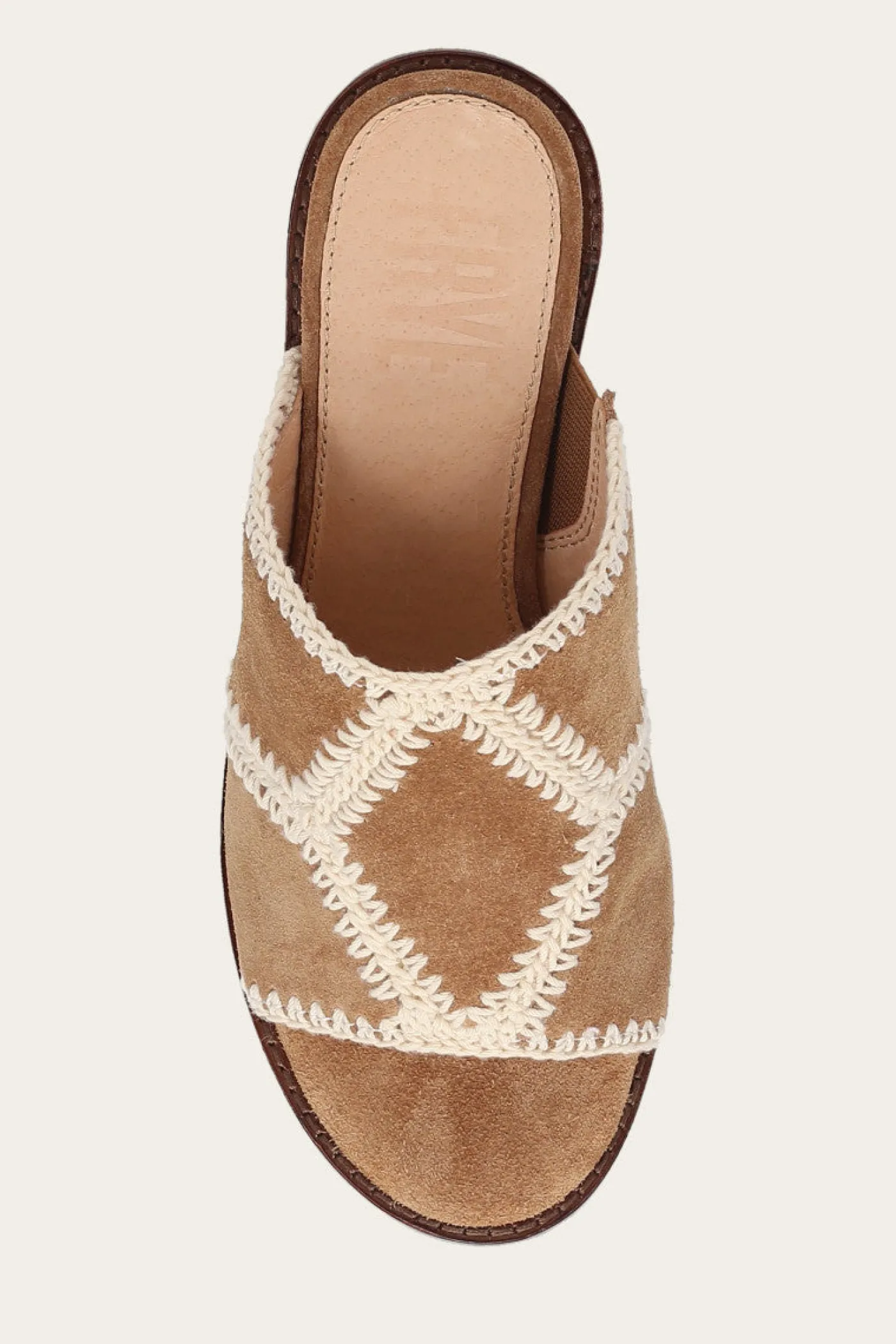 Clearance Frye Pipa Crochet Platform Sandal