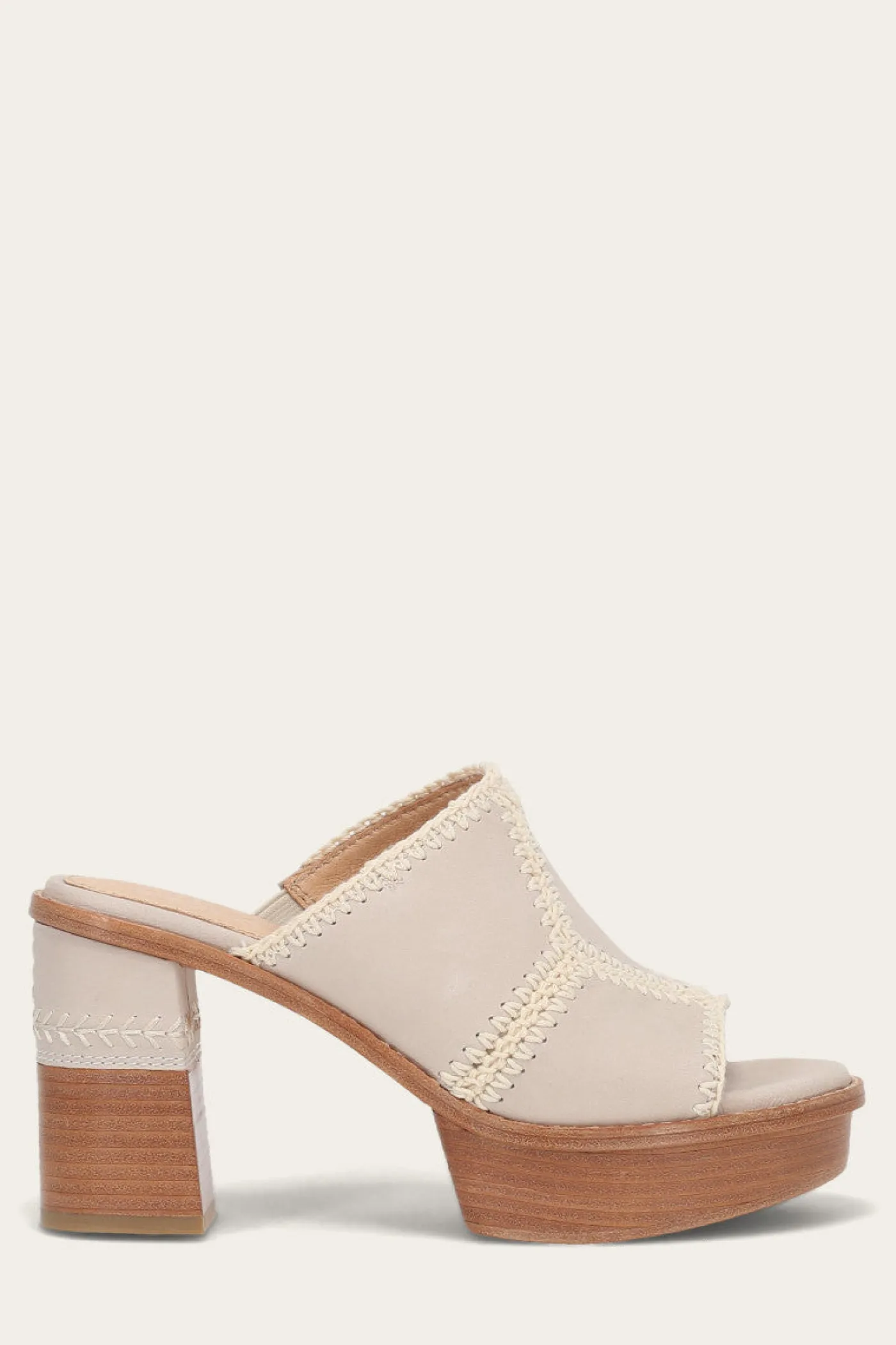 Clearance Frye Pipa Crochet Platform Sandal