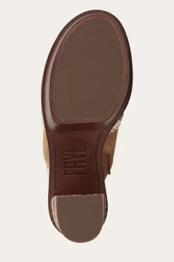Clearance Frye Pipa Crochet Platform Sandal