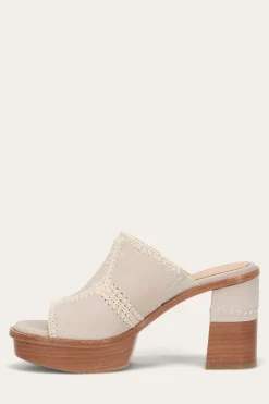 Clearance Frye Pipa Crochet Platform Sandal