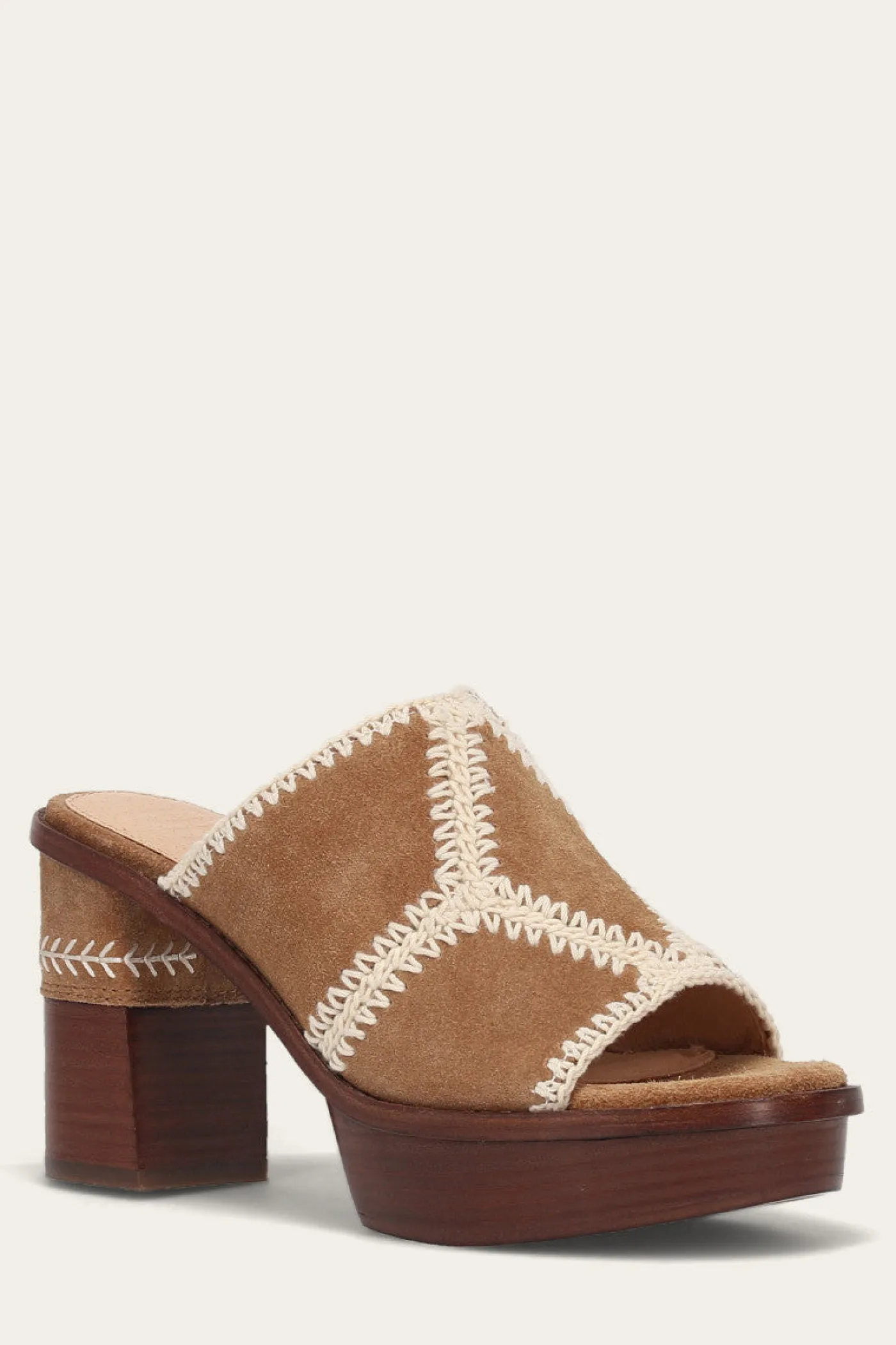 Clearance Frye Pipa Crochet Platform Sandal