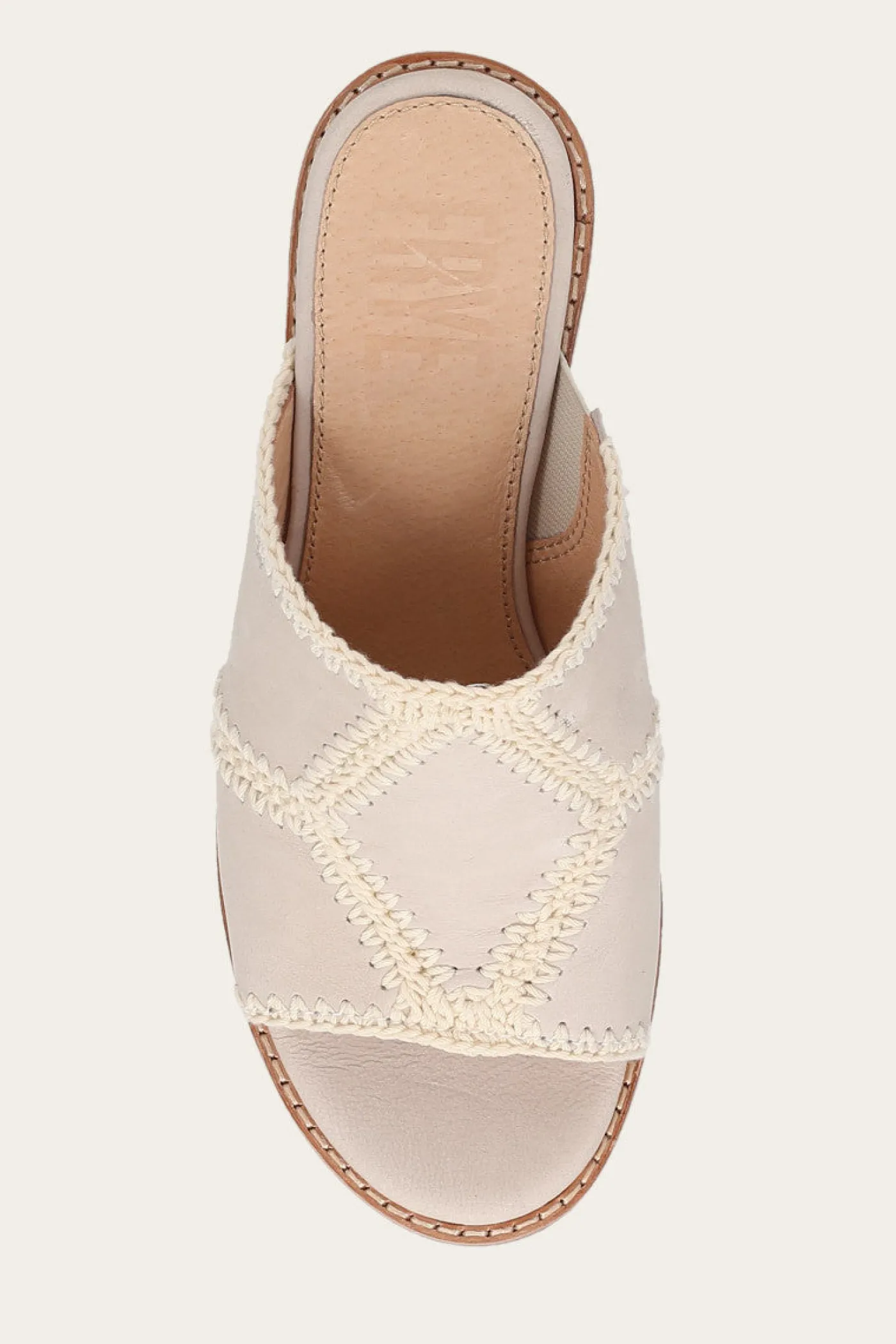 Clearance Frye Pipa Crochet Platform Sandal