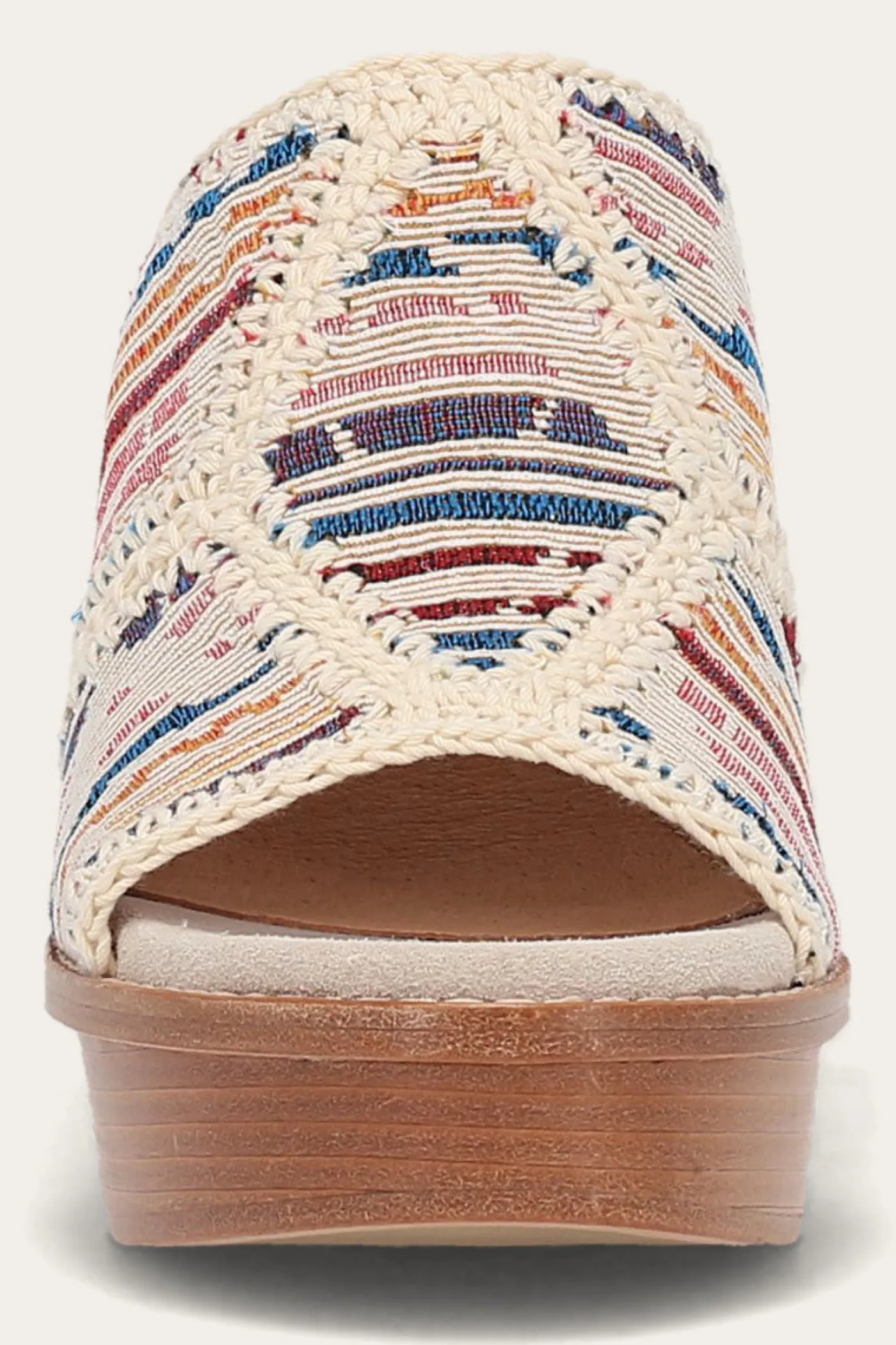 Clearance Frye Pipa Crochet Platform Sandal