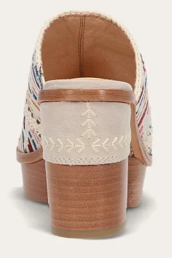 Clearance Frye Pipa Crochet Platform Sandal