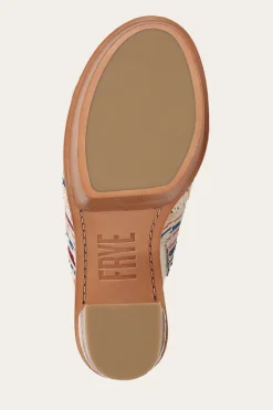 Clearance Frye Pipa Crochet Platform Sandal
