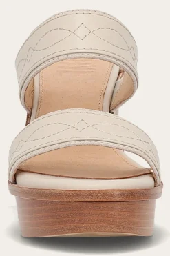 Frye Pipa Woodstock 2 Band Platform Sandal