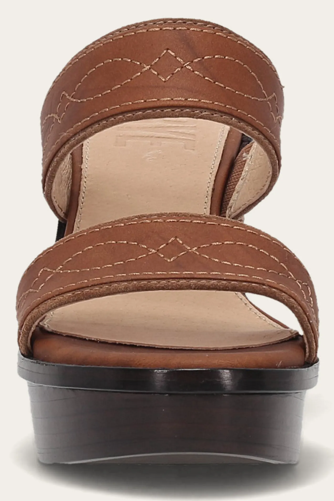 Frye Pipa Woodstock 2 Band Platform Sandal