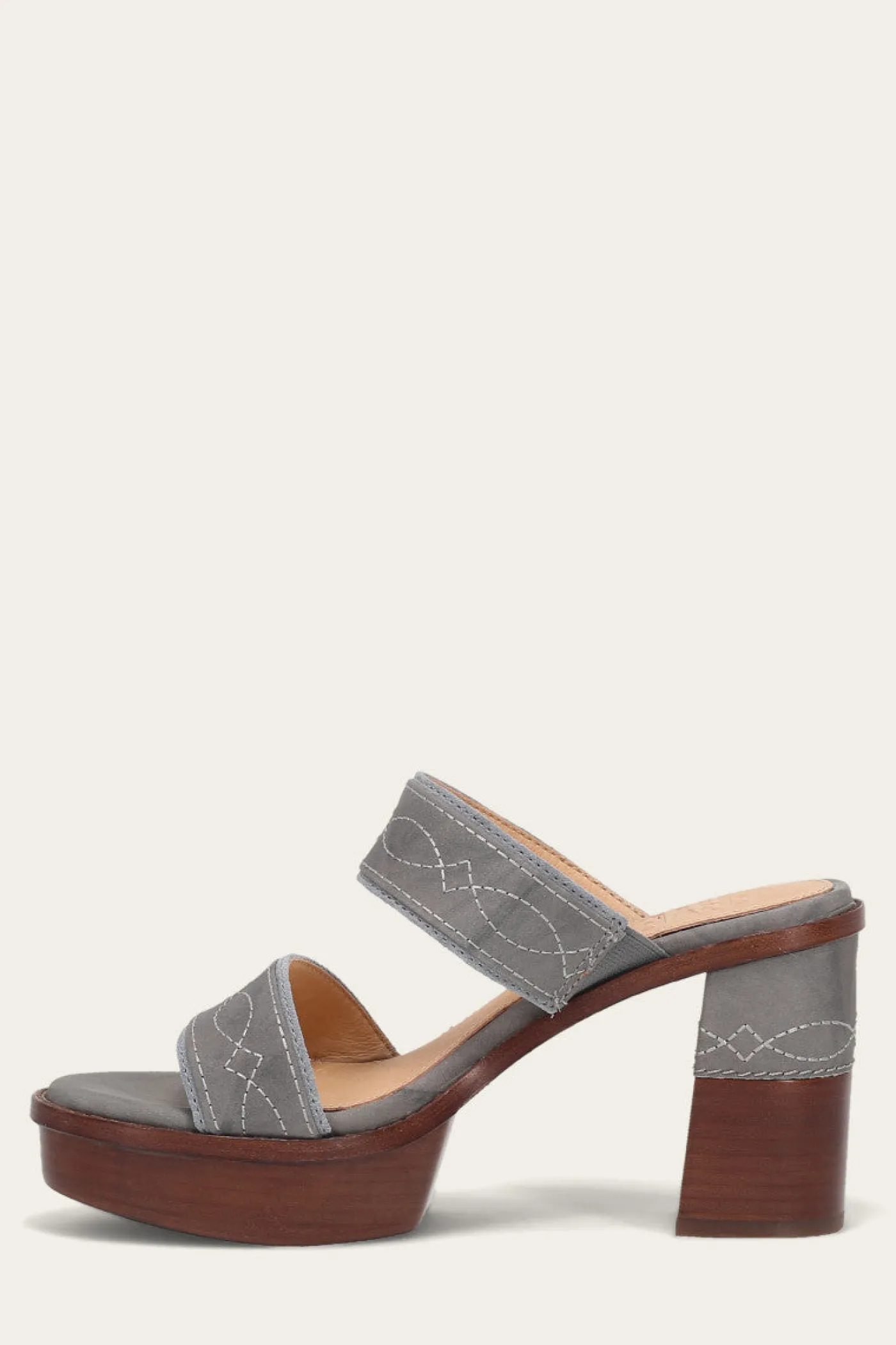 Frye Pipa Woodstock 2 Band Platform Sandal