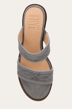 Frye Pipa Woodstock 2 Band Platform Sandal