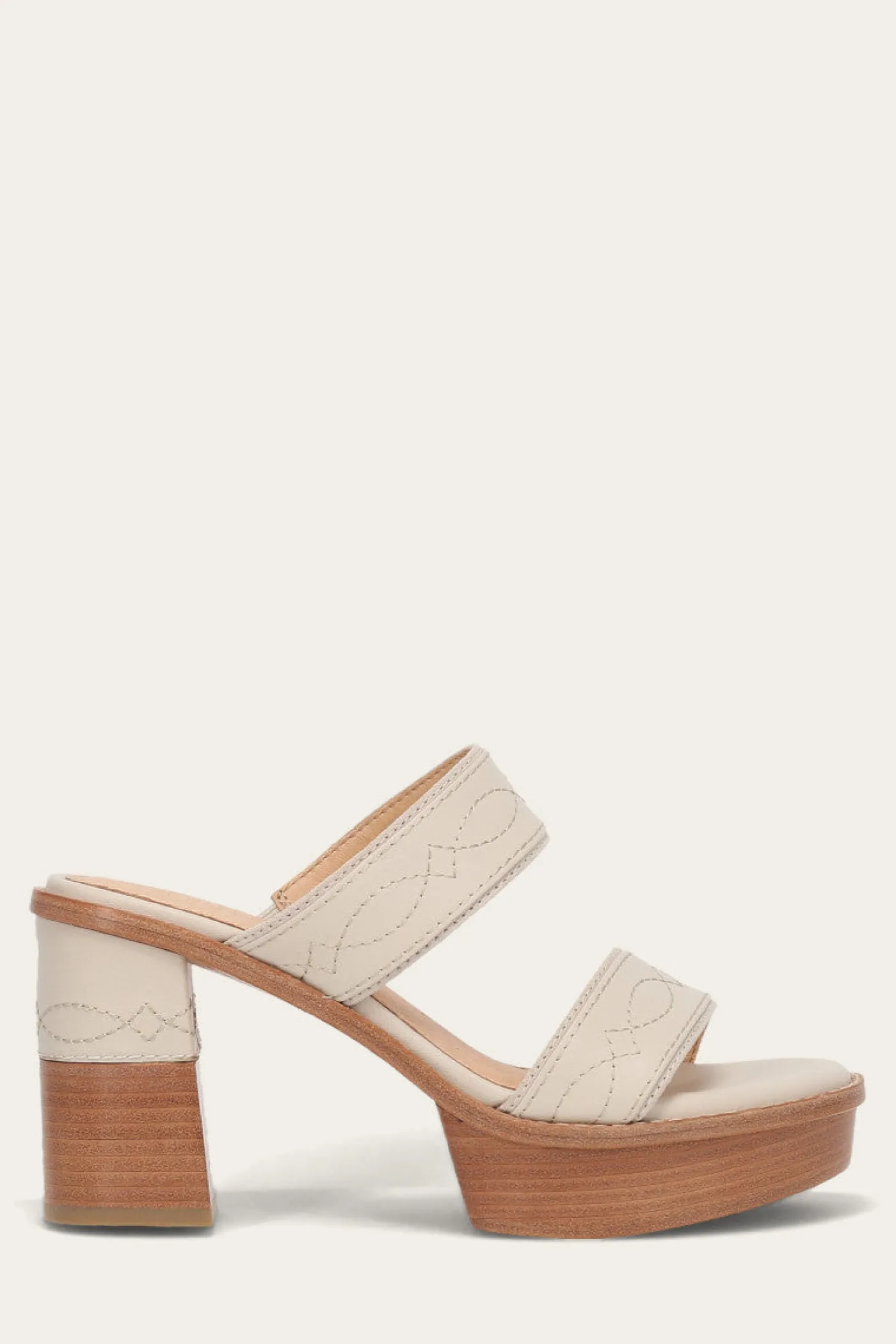 Frye Pipa Woodstock 2 Band Platform Sandal