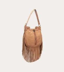 Online Frye Piper Fringe Hobo Cognac