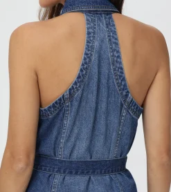 Best Frye Racerback Denim Dress Amari Wash