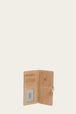New Frye Reed Slim Wallet Tan