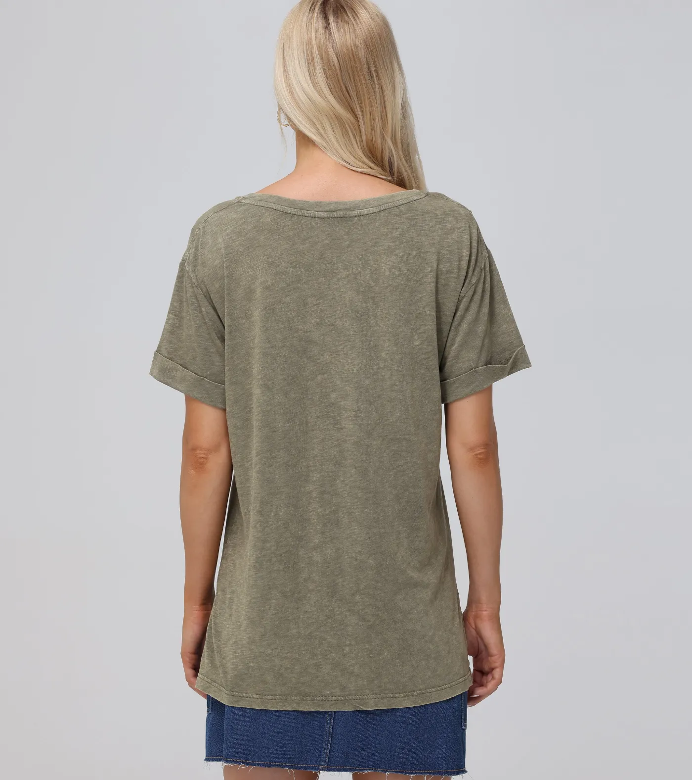 Hot Frye Rolled Cuff Graphic Tee