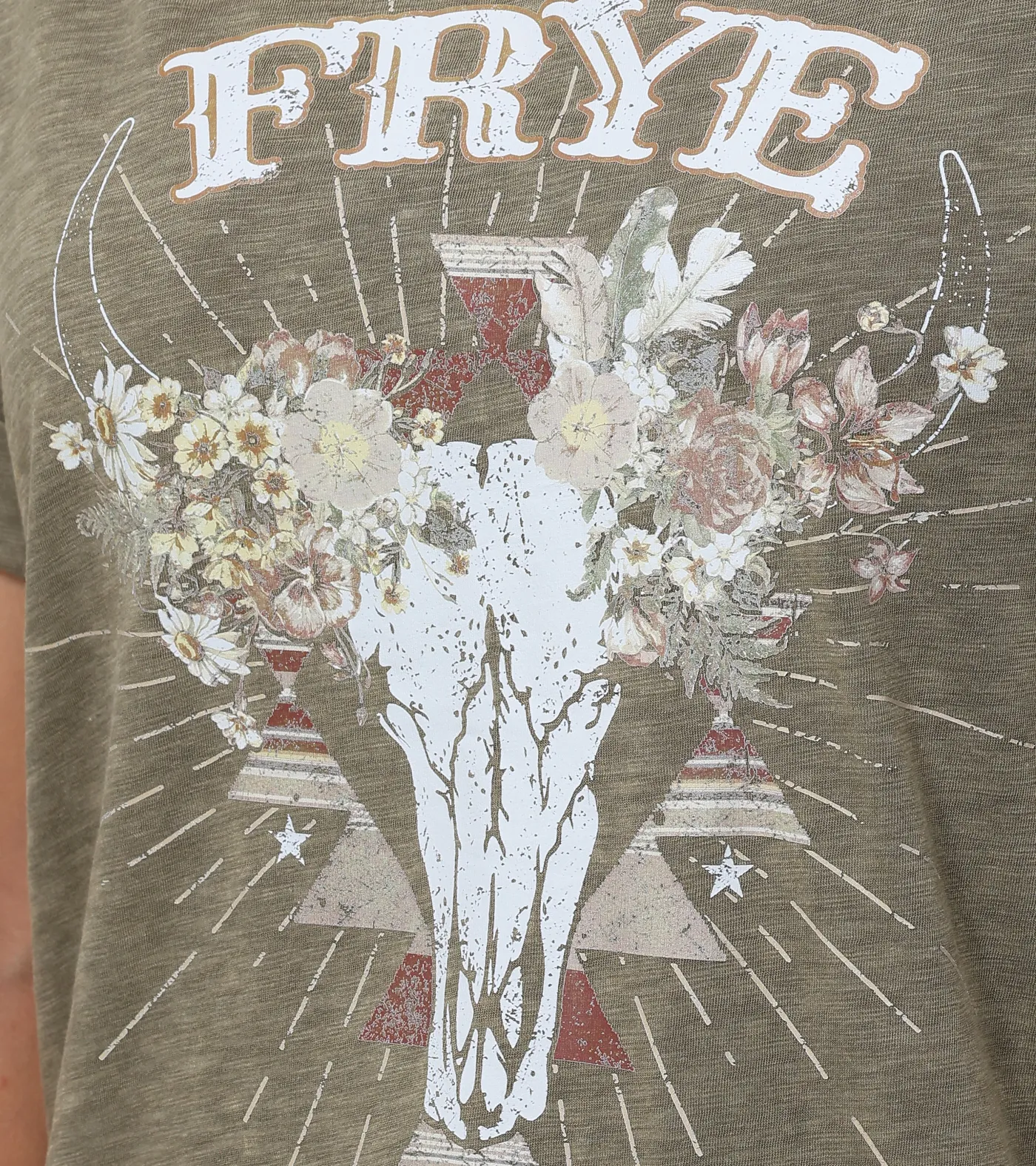 Hot Frye Rolled Cuff Graphic Tee