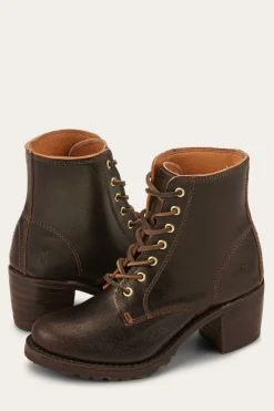 Frye Sabrina 6G Lace Up - 160Th Brown