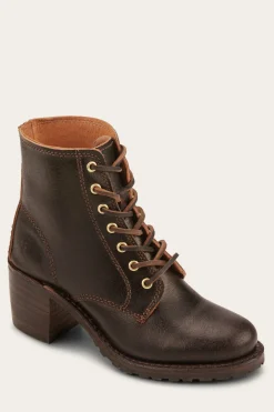 Frye Sabrina 6G Lace Up - 160Th Brown