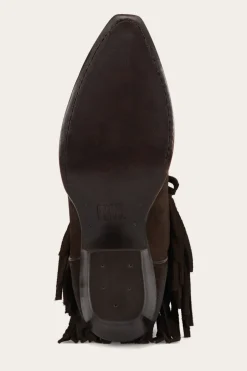 New Frye Sacha Short Fringe Bootie