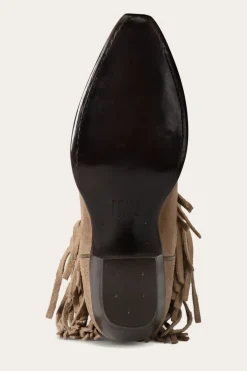 New Frye Sacha Short Fringe Bootie