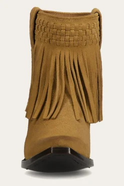 New Frye Sacha Short Fringe Bootie